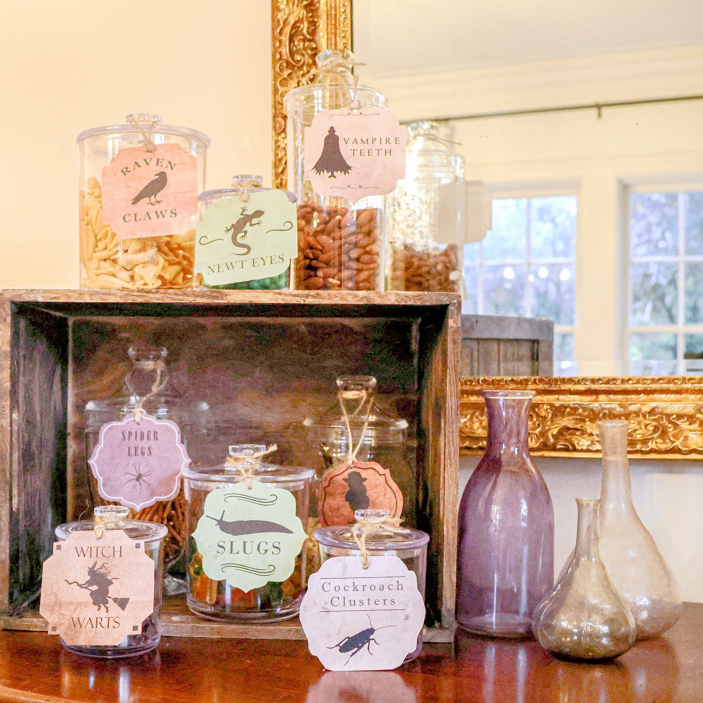 Apothecary Jars - Set of 8