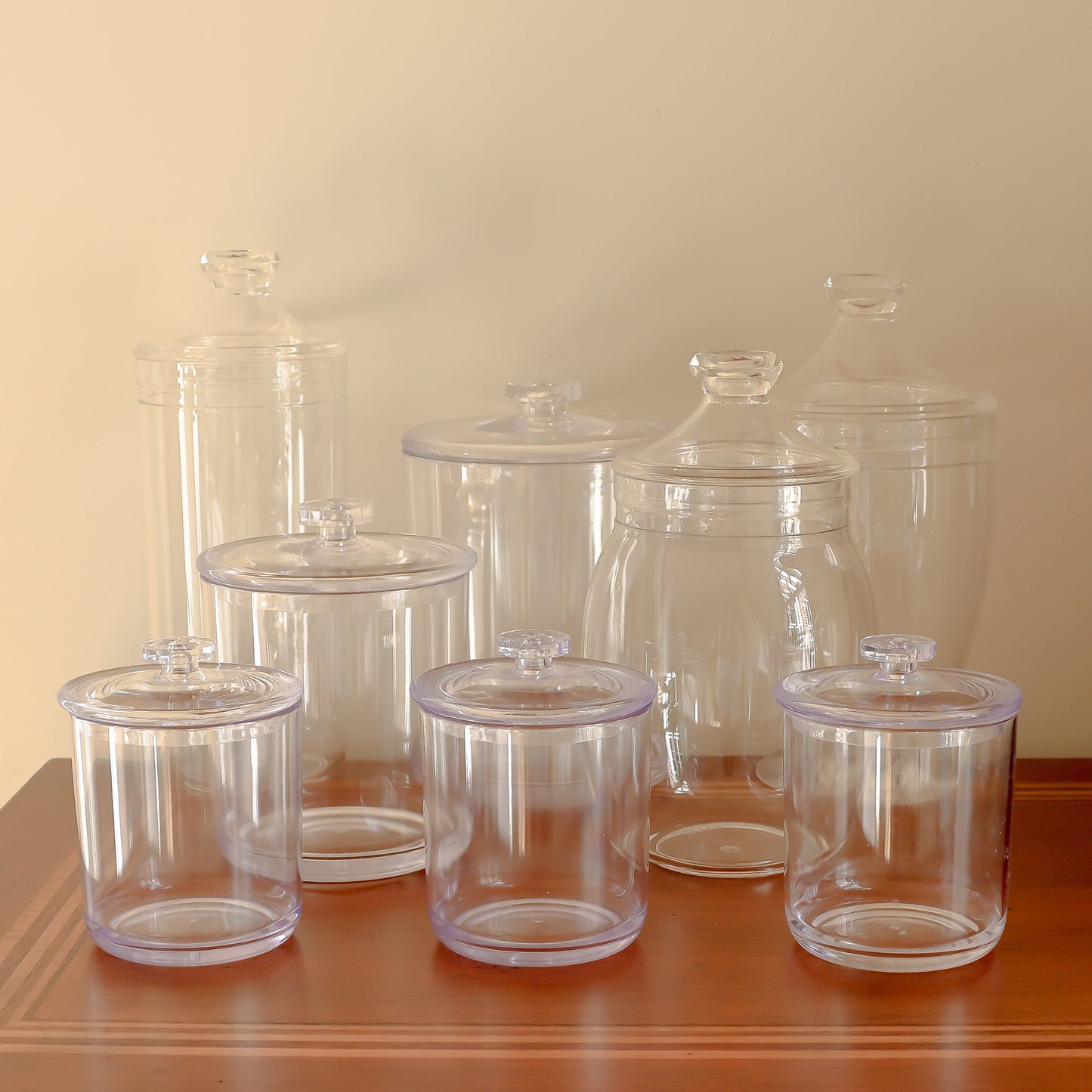 Apothecary Jars - Set of 8