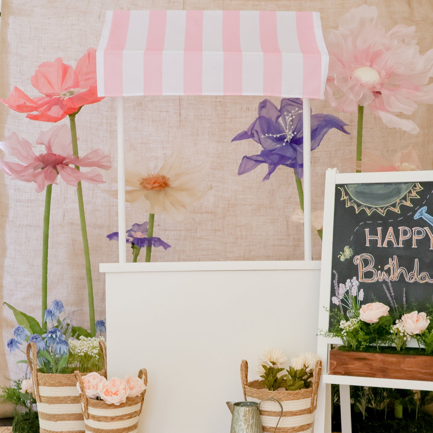 Flower Shop Backdrop
