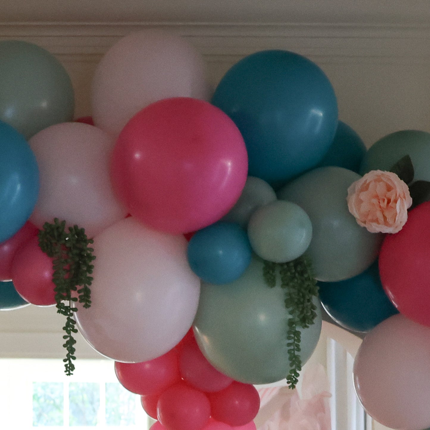 Floral Vine Balloon Arch