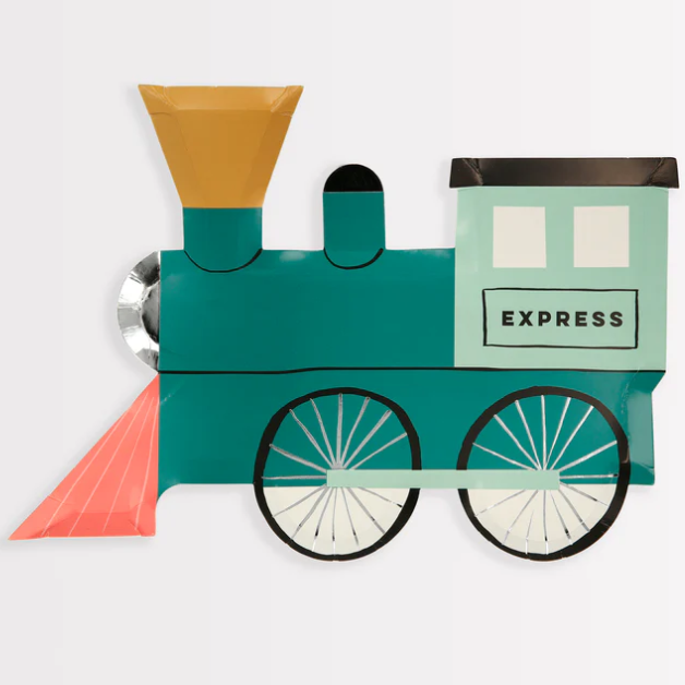 All Aboard Dinner and Dessert Plate Set