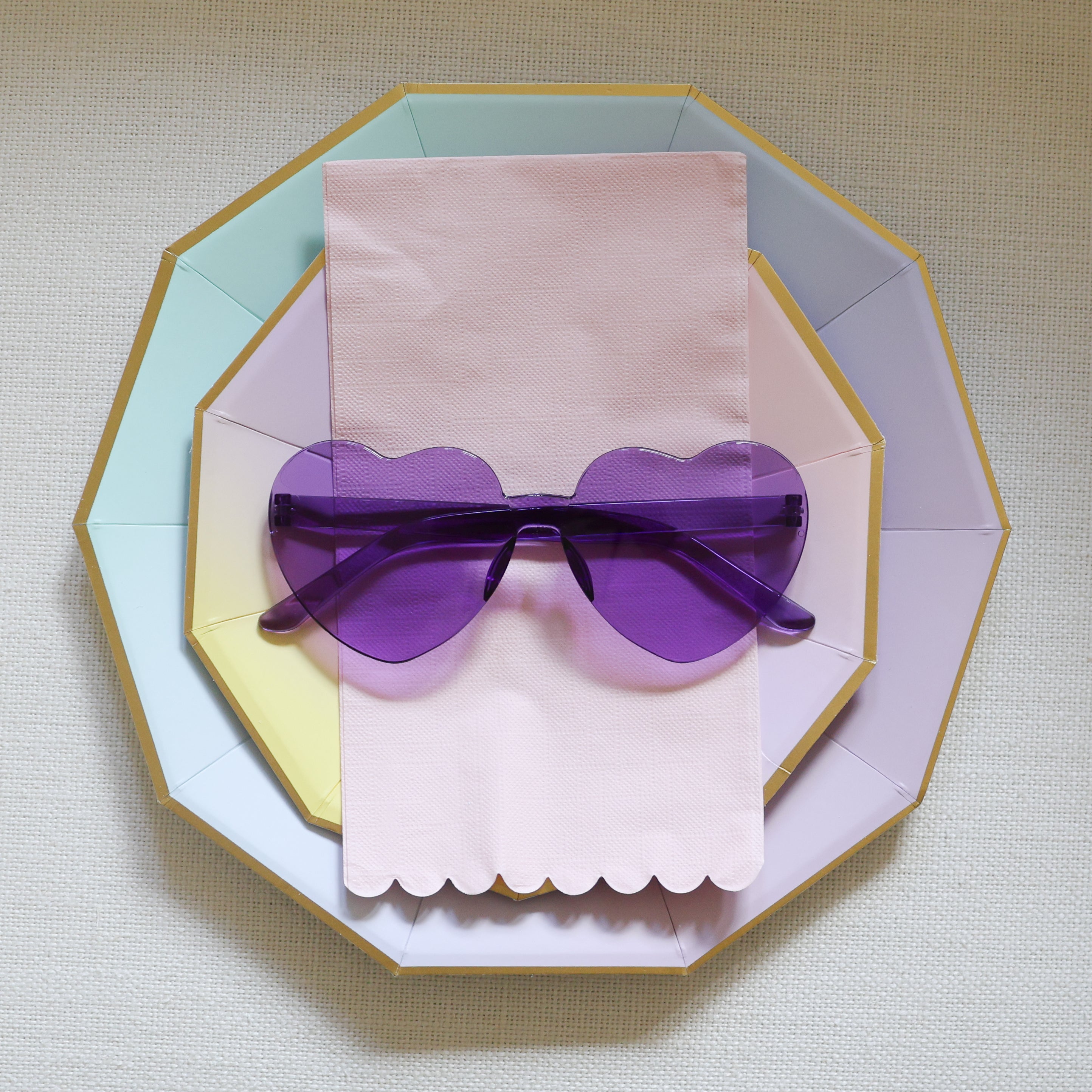 Pop Star Plates & Napkin