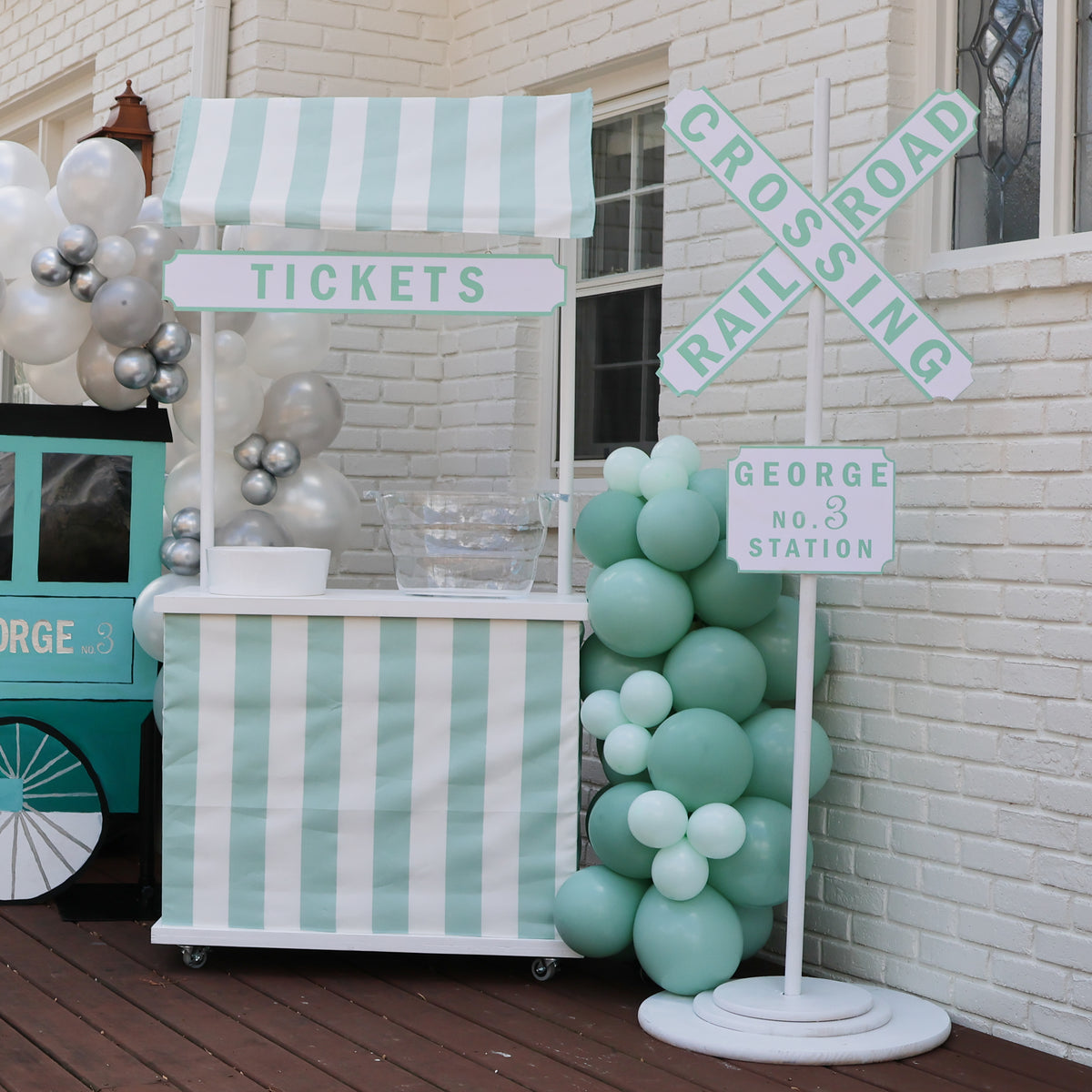 Merrmint Sign Ticket Booth and RR Crossing Sign – Merriment Supply Co.