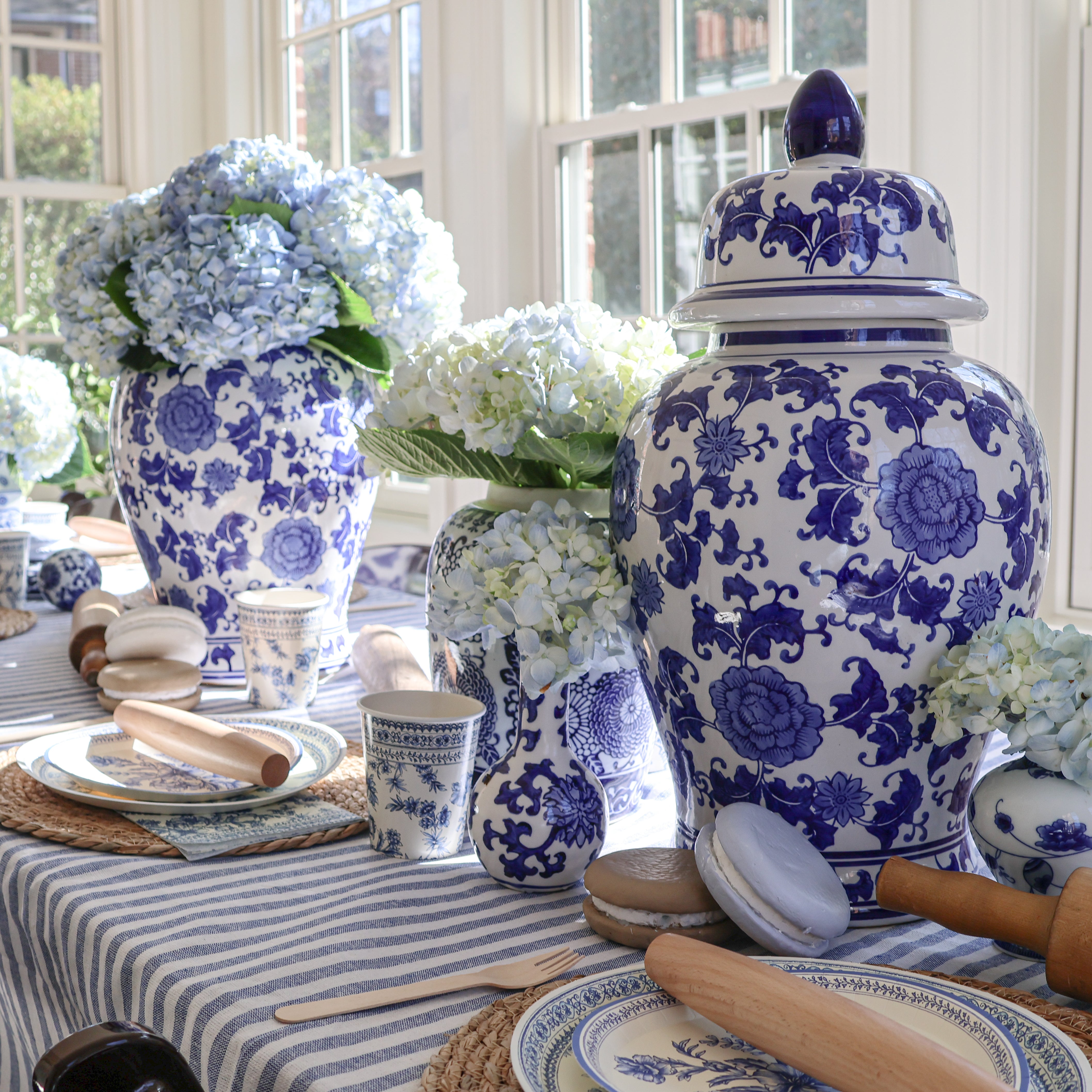 Blue & White Tabletop