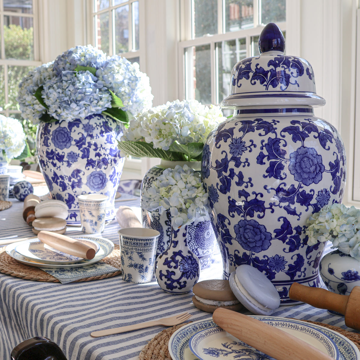 Blue & White Tabletop