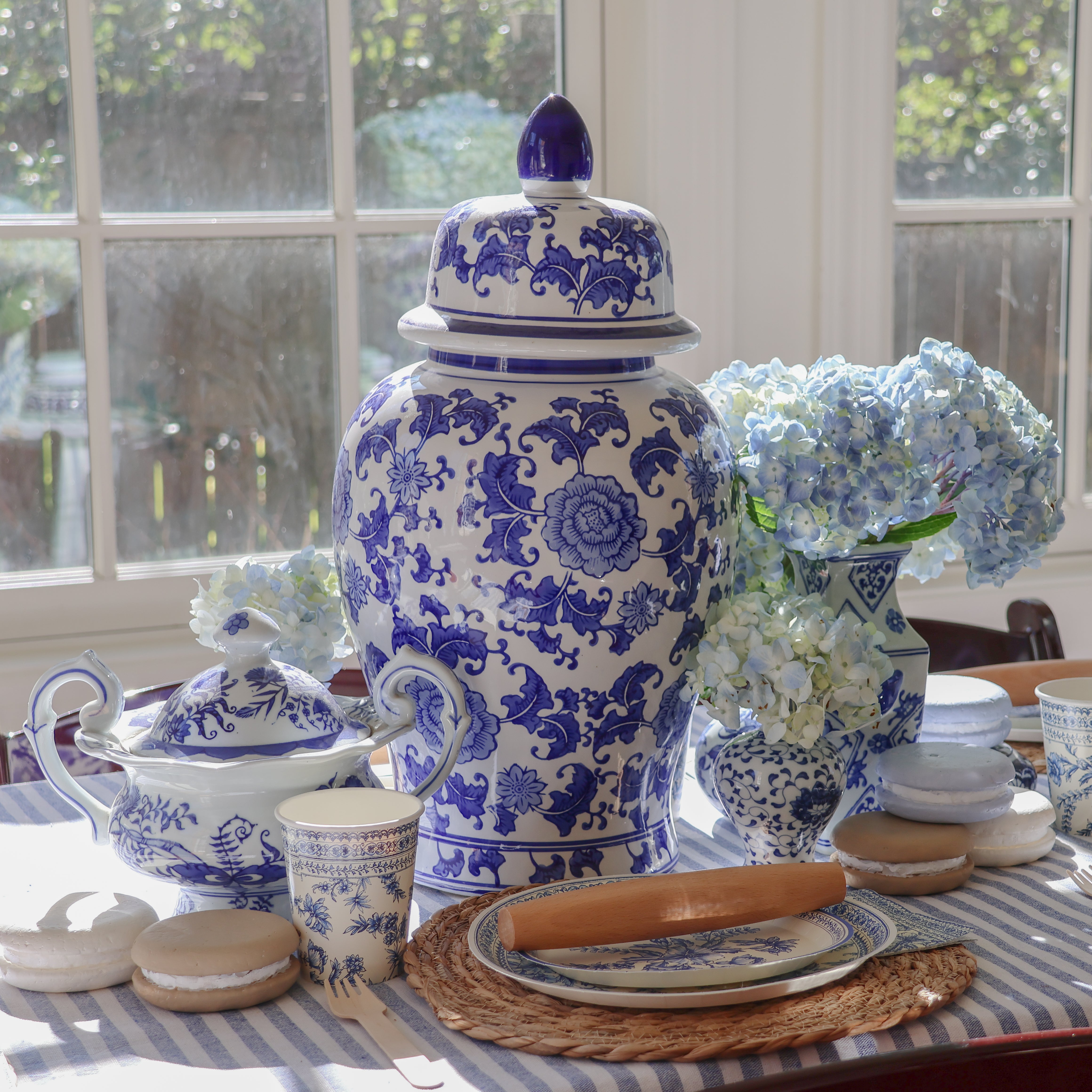 Blue & White Tabletop