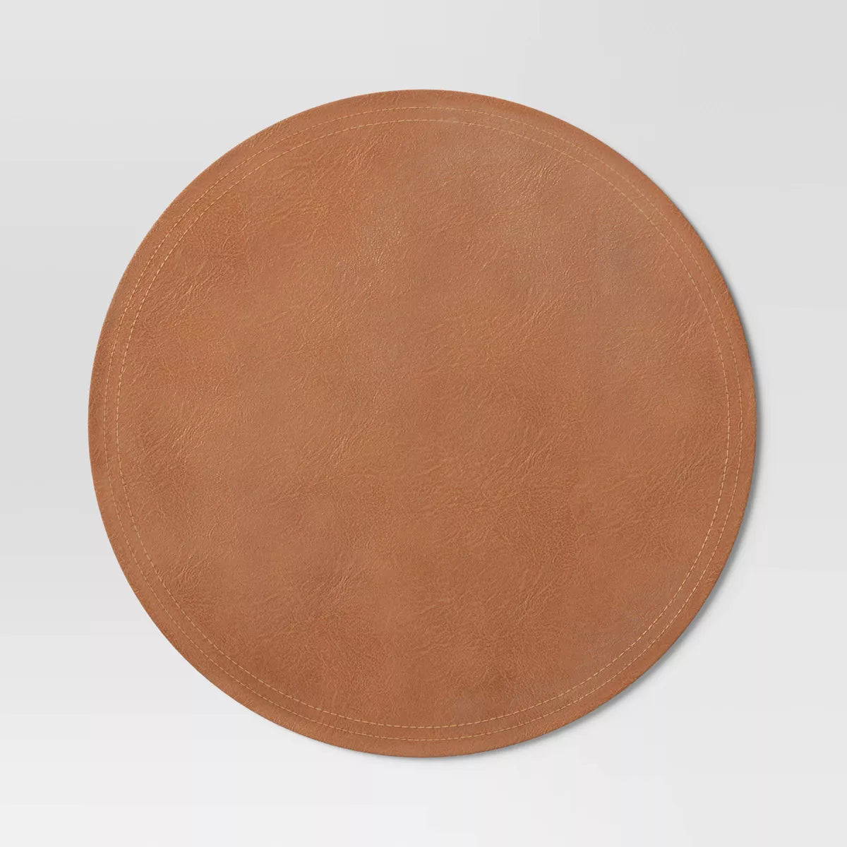 Brown Faux Leather Placemat