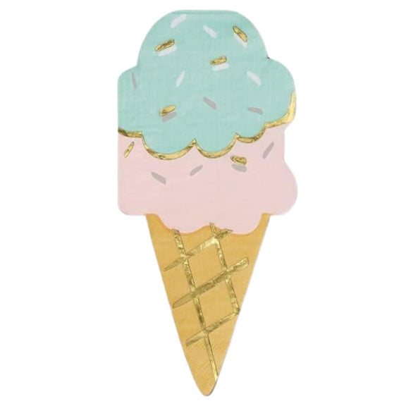 Ice Cream Cone Napkins
